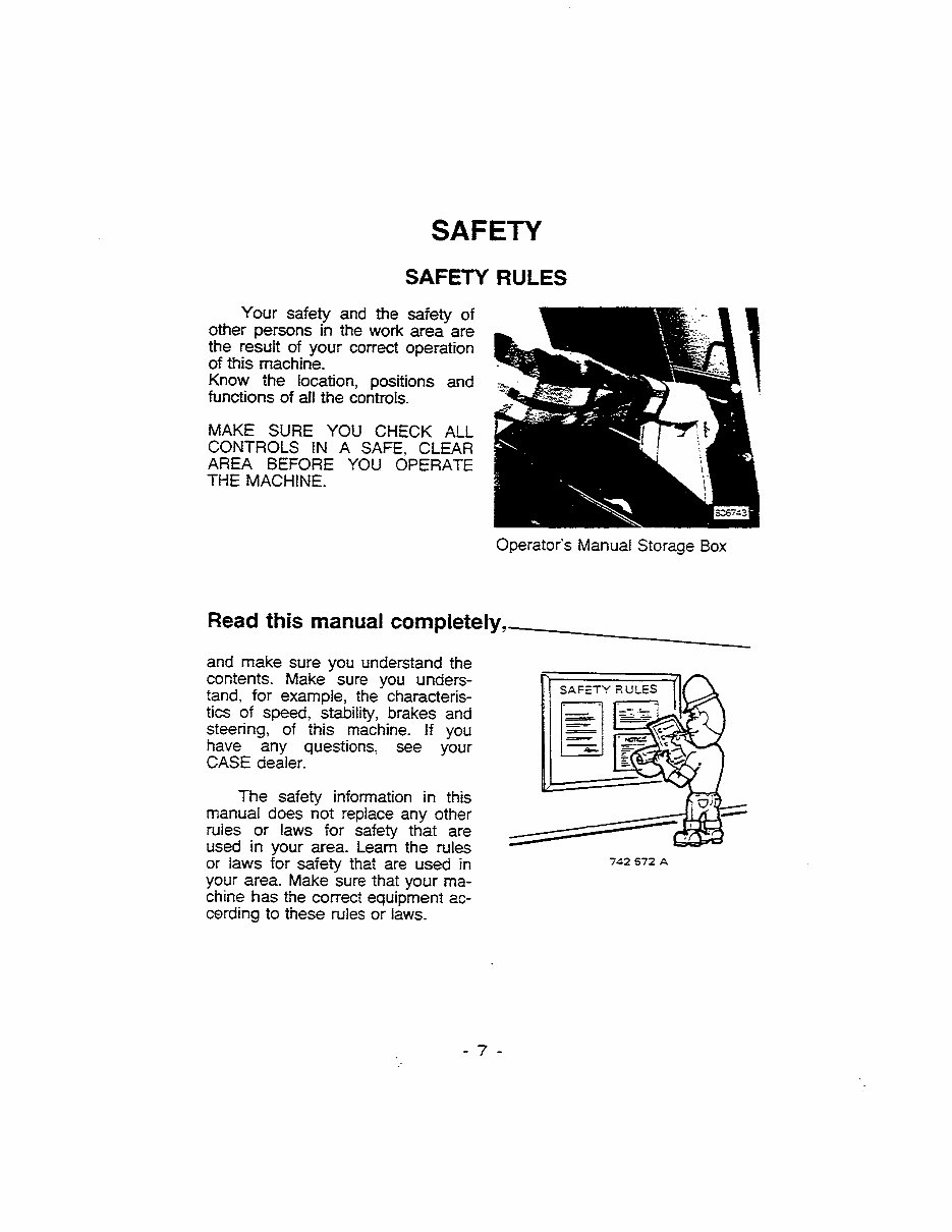 Case 580G Loader Backhoe Owners Manual preview img 8