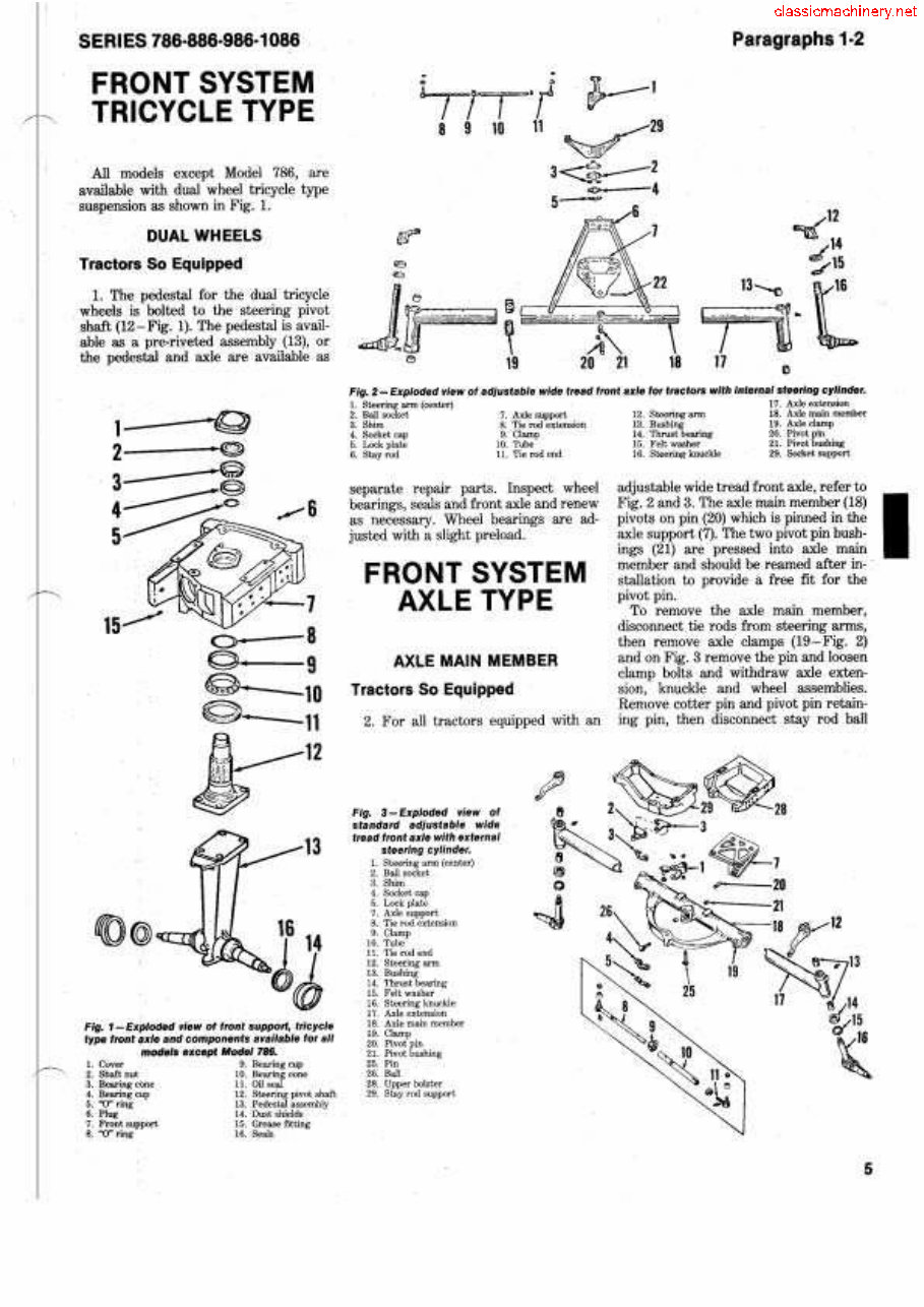 International Harvester 1086 Tractor Complete Workshop Service Repair Manual preview img 5