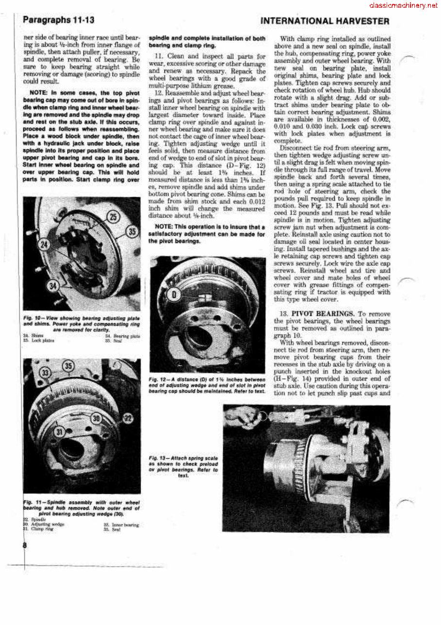 International Harvester 1086 Tractor Complete Workshop Service Repair Manual preview img 8