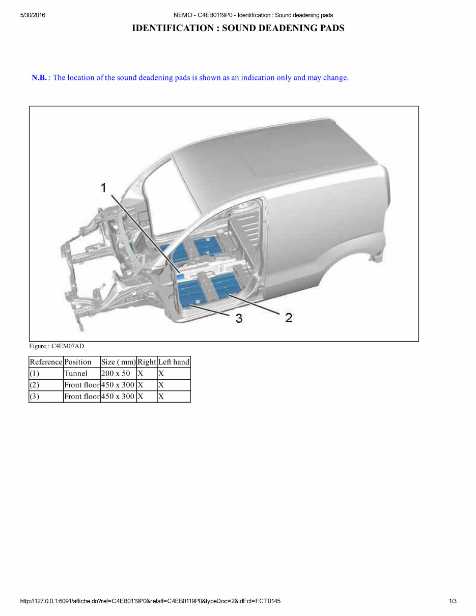 2009 Citroen Nemo OEM Service & Repair Manual preview img 1