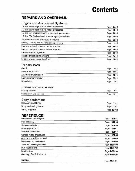 2005-2008 Opel Vauxhall Vectra Workshop Repair Service Manual preview img 4