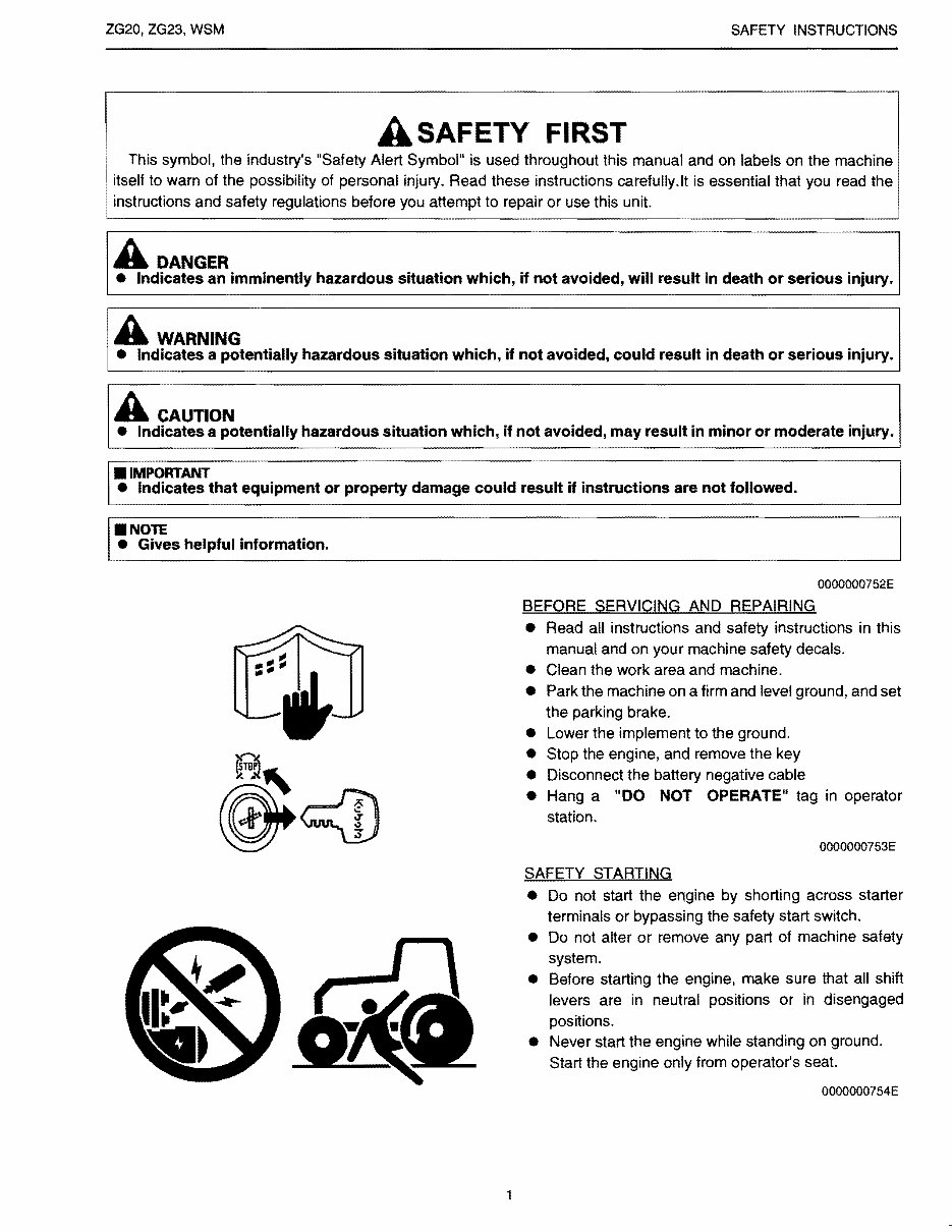 Kubota ZG23 Zero Turn Mower Workshop Service Manual preview img 1