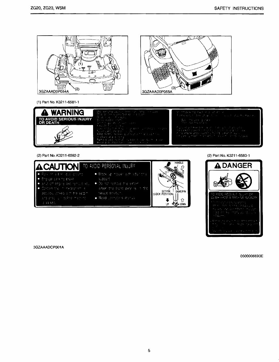 Kubota ZG23 Zero Turn Mower Workshop Service Manual preview img 5