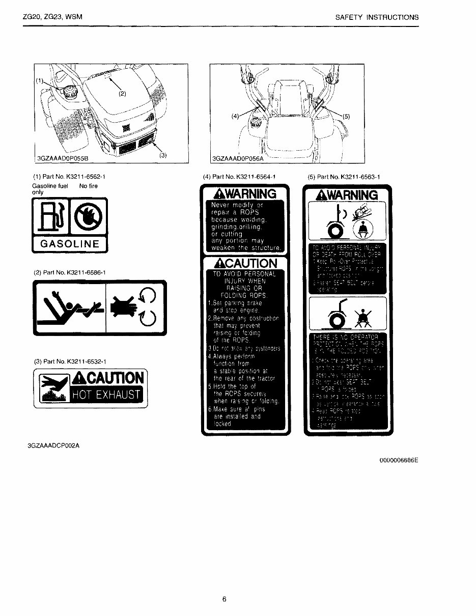 Kubota ZG23 Zero Turn Mower Workshop Service Manual preview img 6