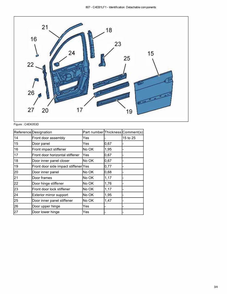 2006 PEUGEOT 807 Service and Repair Manual preview img 8