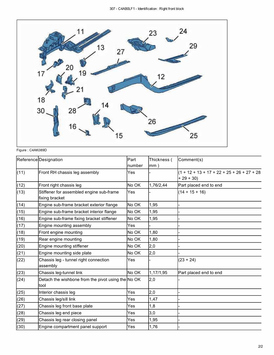 2005 Peugeot 307CC Service & Repair Manual preview img 3