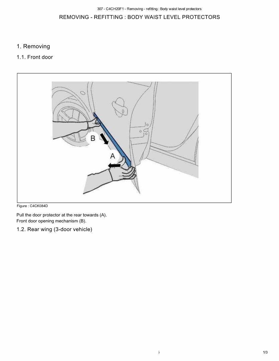 2005 Peugeot 307CC Service & Repair Manual preview img 6