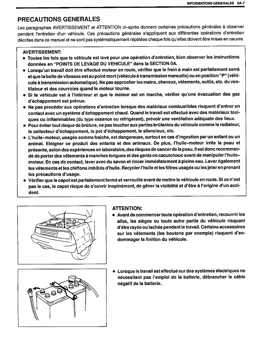 Suzuki Jimny SN14 Workshop Manual preview img 10