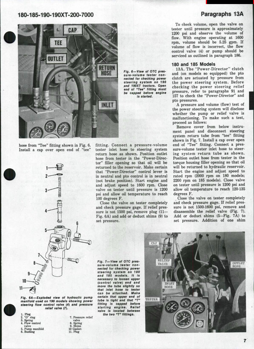 Allis Chalmers 180 185 190 190XT 200 7000 Tractor Workshop Service & Repair Manual # 1 preview img 6