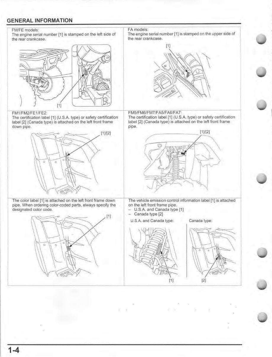 2014-2016 Honda Foreman (TRX500) Service & Repair Manual preview img 10