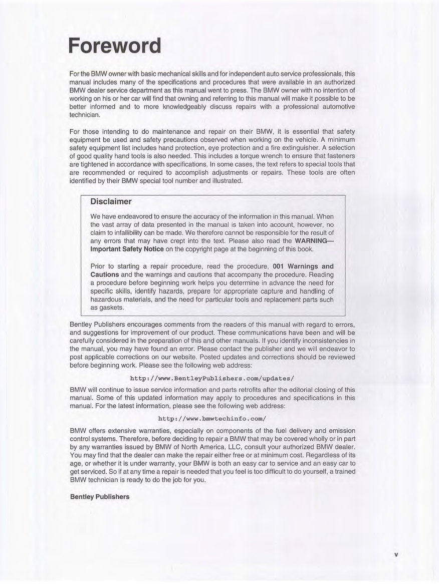 2008 BMW 335i Service & Repair Manual preview img 3