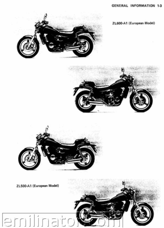 1986-1988 Kawasaki ZL600 Eliminator Service & Repair Manual preview img 4