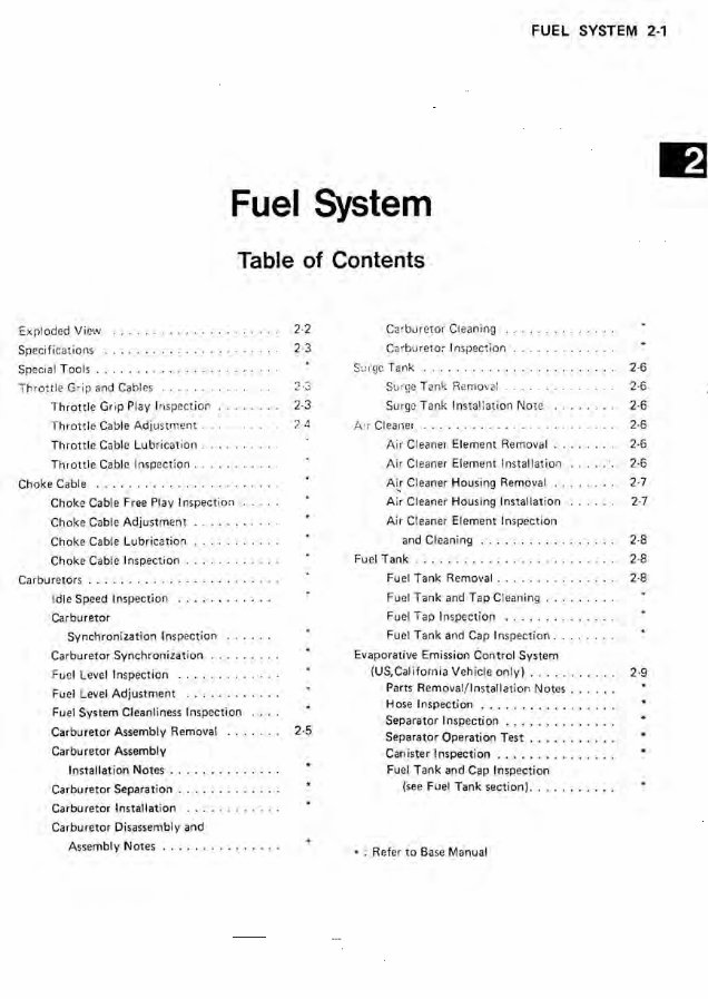 1986-1988 Kawasaki ZL600 Eliminator Service & Repair Manual preview img 9
