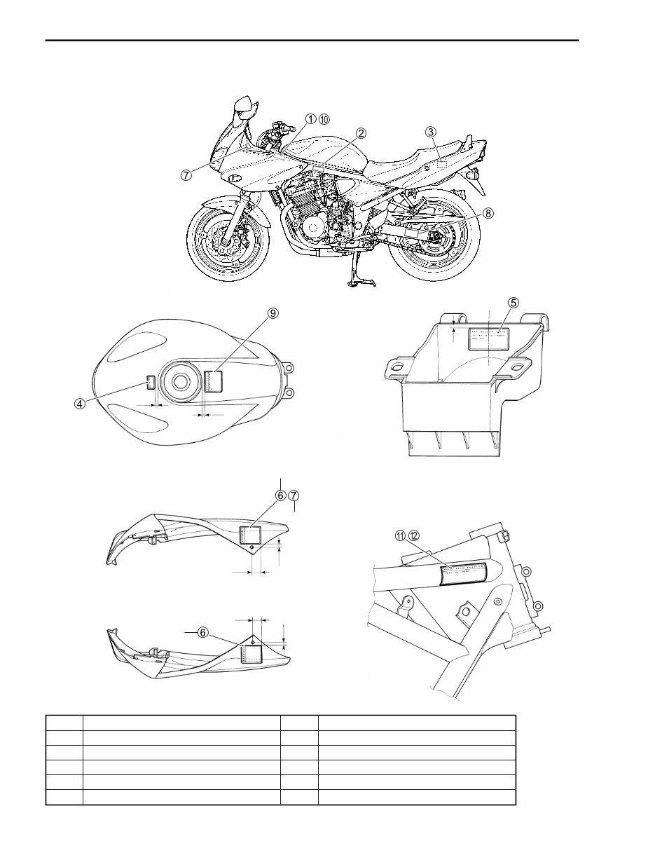 2001-2002 Suzuki Gsf1200 Gsf1200s Bandit Service Manual preview img 10