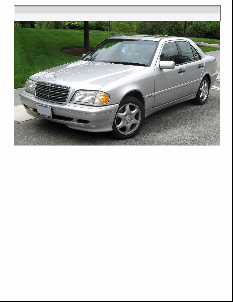 1993-2000 Mercedes-Benz W202 C Class Service & Repair Manual preview img 1