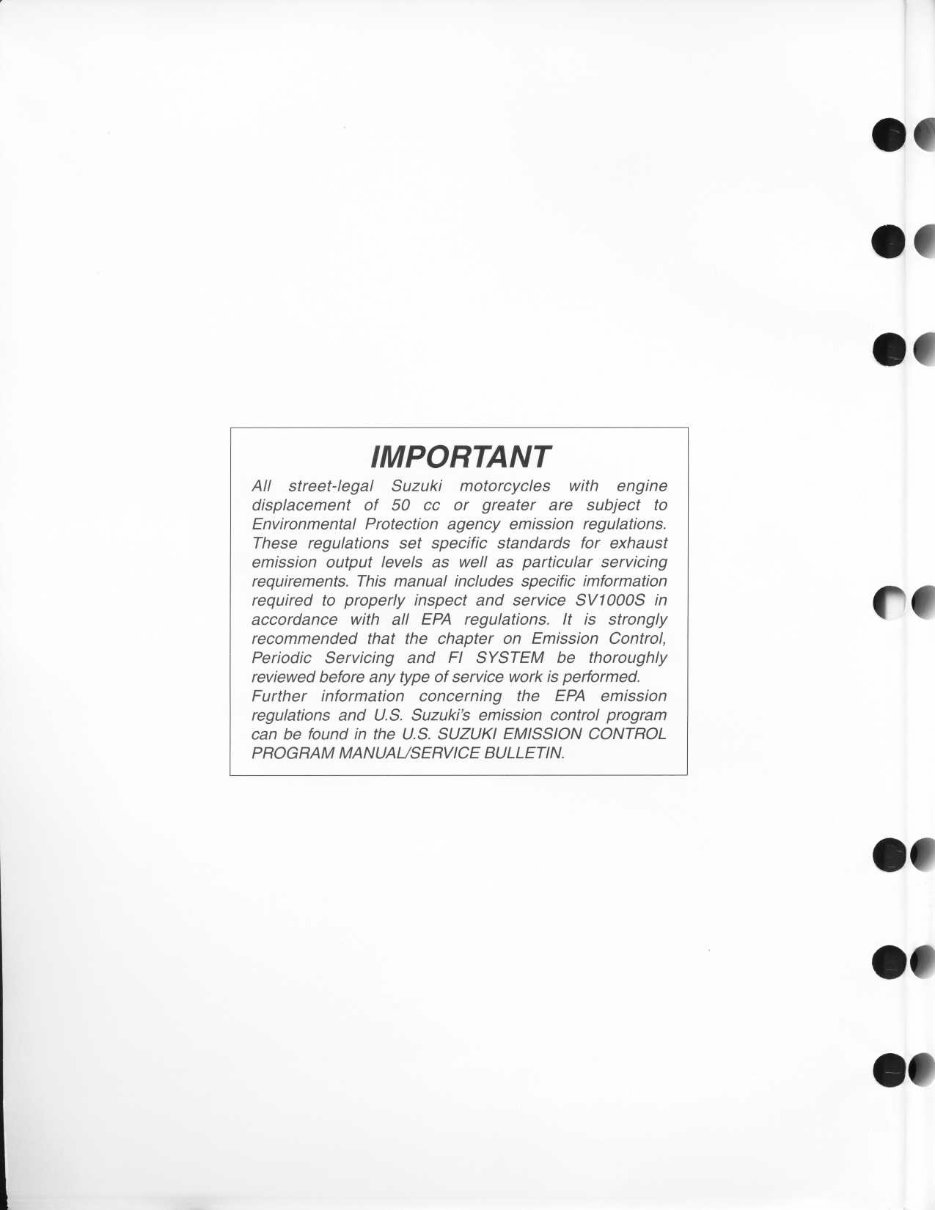 2003 - 2005 SUZUKI SV1000 Service Manual / Repair / Maintenance Manual (57 MB) SV 1000 - NOW!! preview img 2