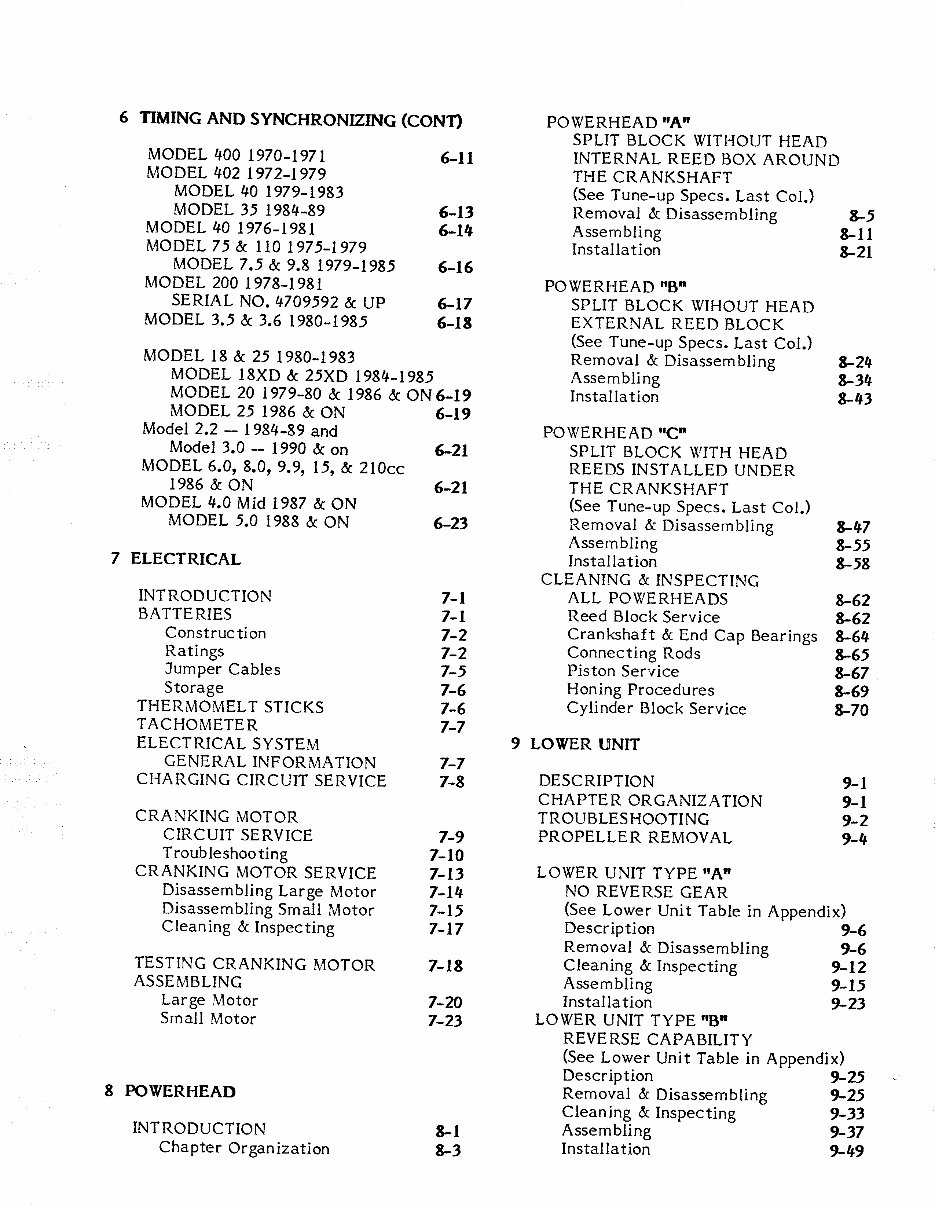 1975 Mercury Mariner 7.5HP Outboard Service & Repair Manual preview img 3
