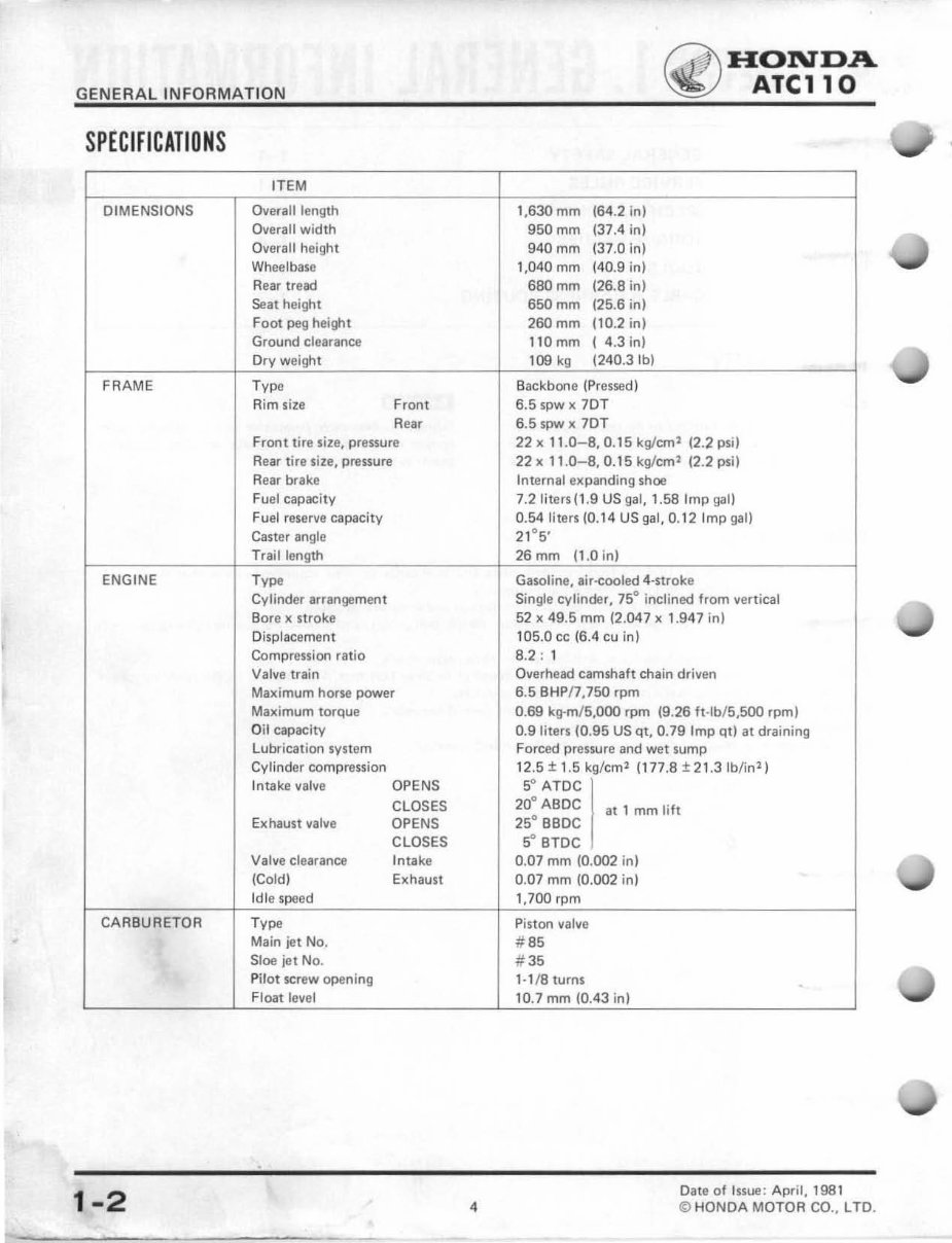 1981-1985 ATC110 Service & Repair Manual preview img 6
