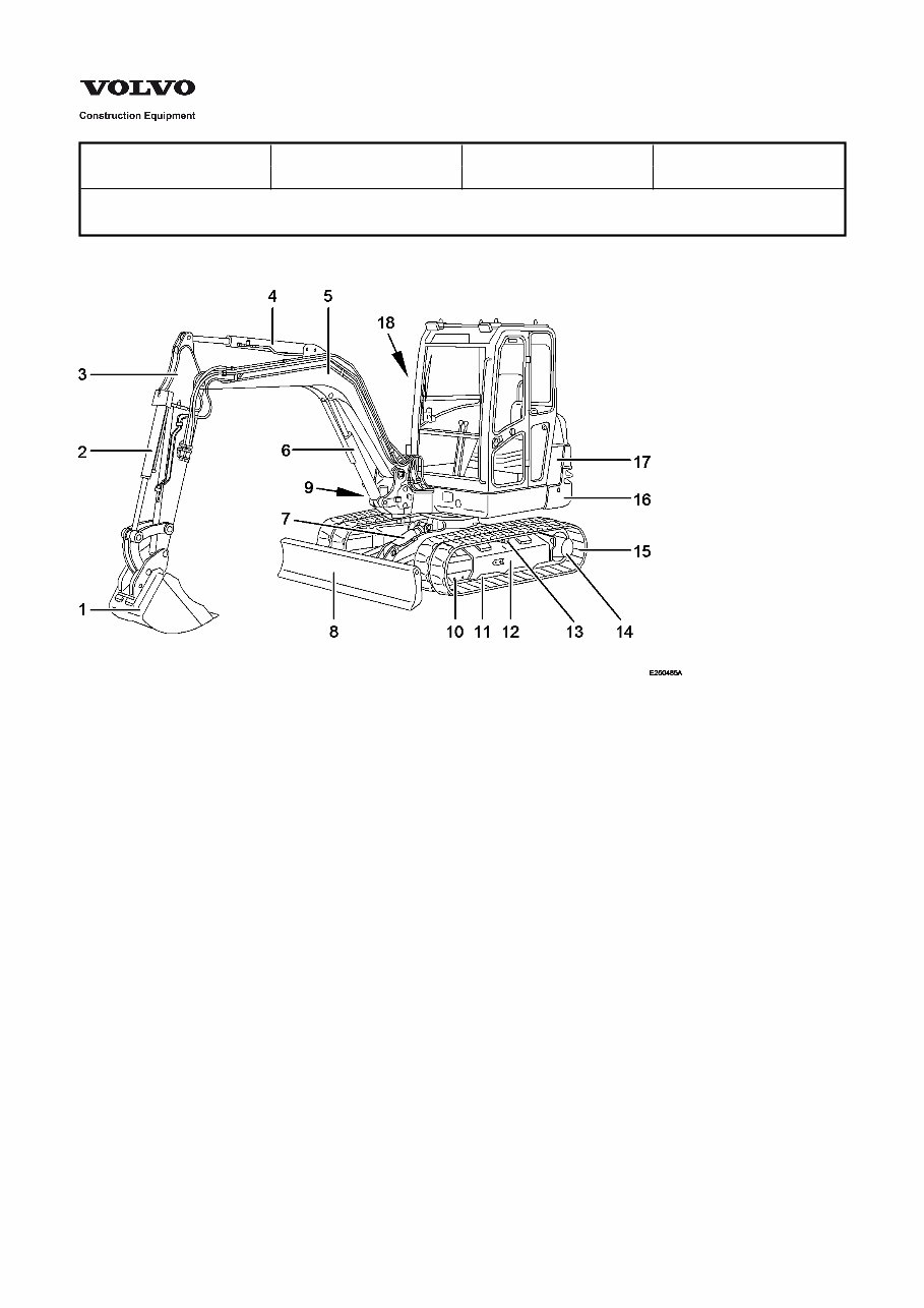 Volvo EC35 Compact Excavator Full Service & Repair Manual preview img 1