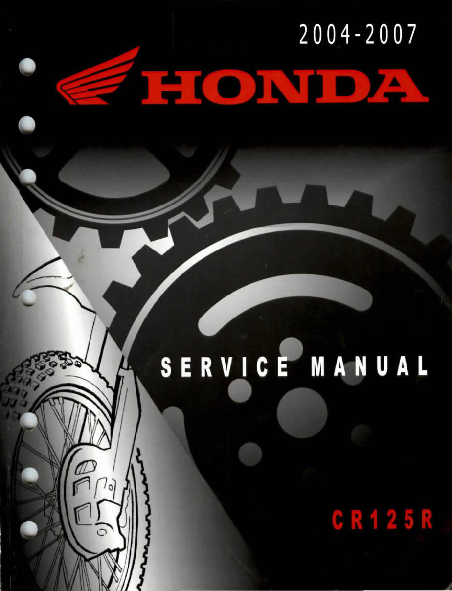 2004-2007 Honda CR125R Service & Repair Manual preview img 1