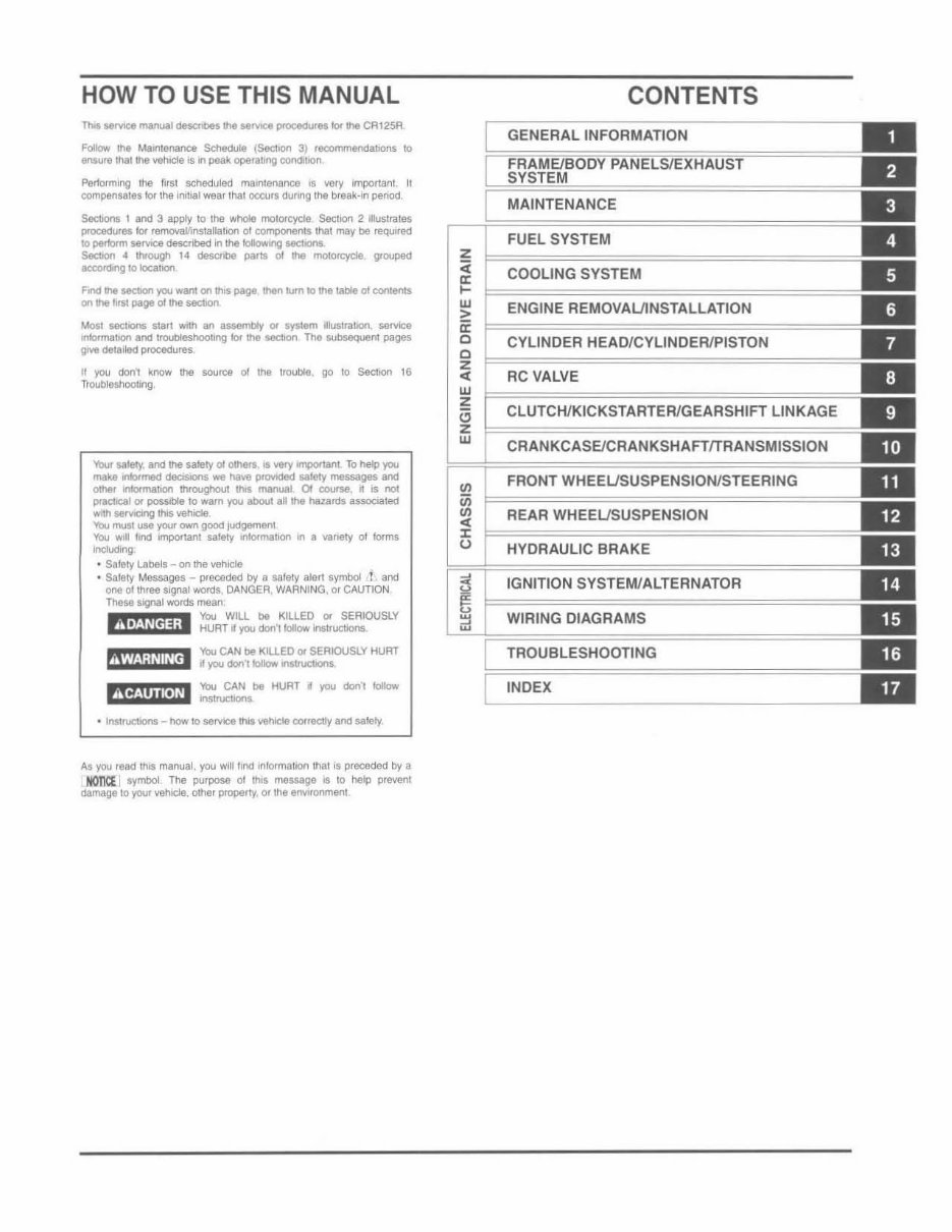 2004-2007 Honda CR125R Service & Repair Manual preview img 2