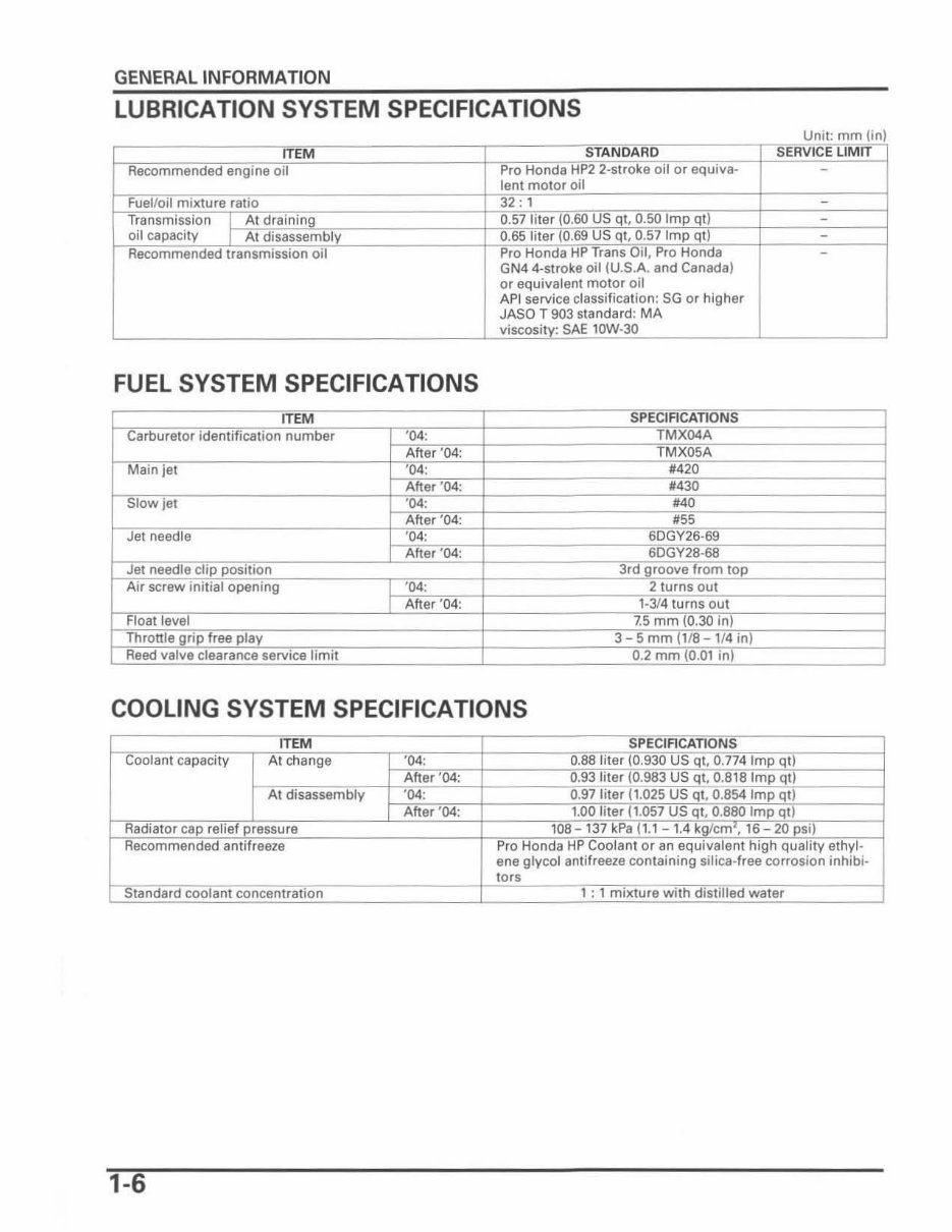 2004-2007 Honda CR125R Service & Repair Manual preview img 9