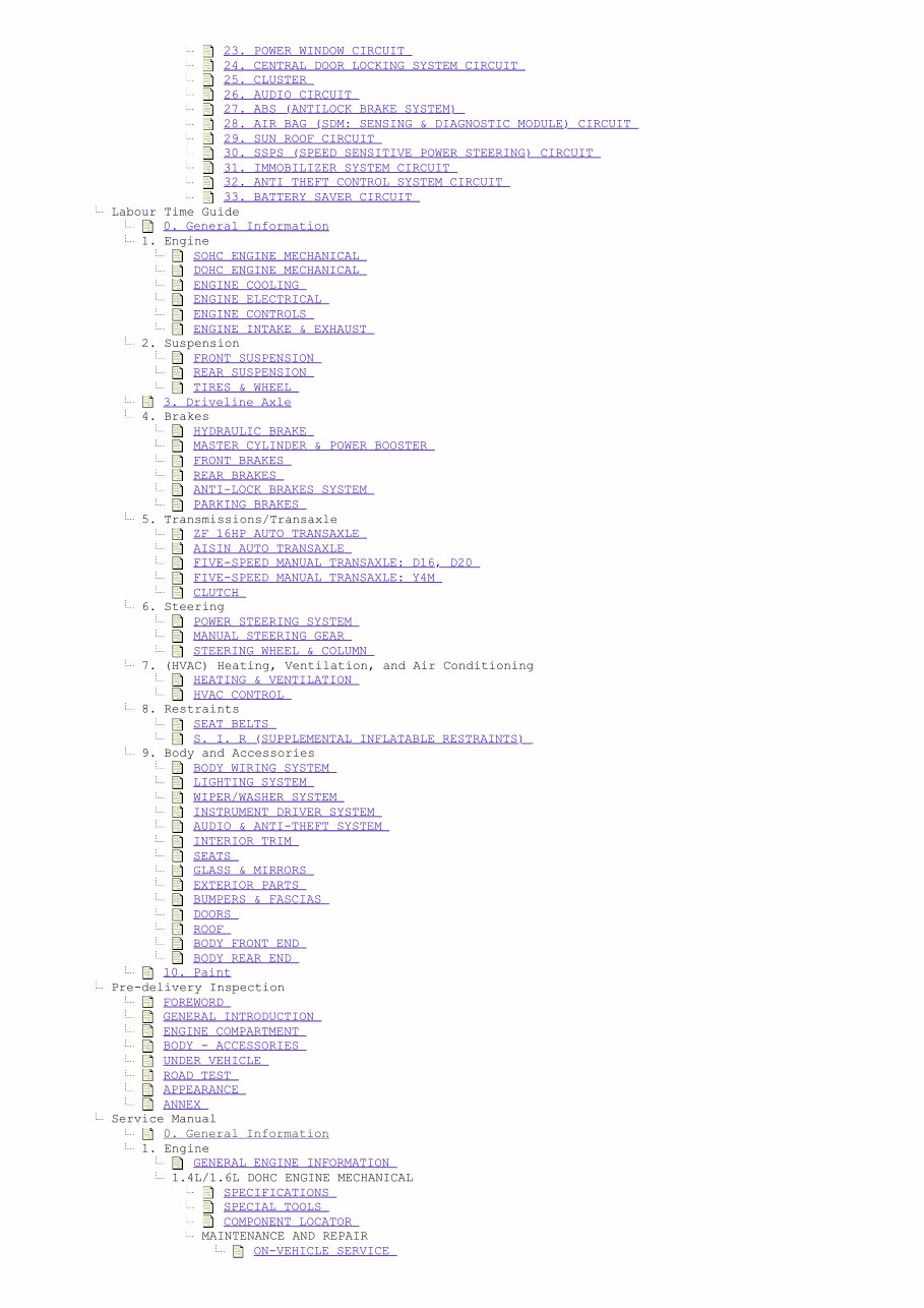 2004 SUZUKI FORENZA All Models Service and Repair Manual preview img 2