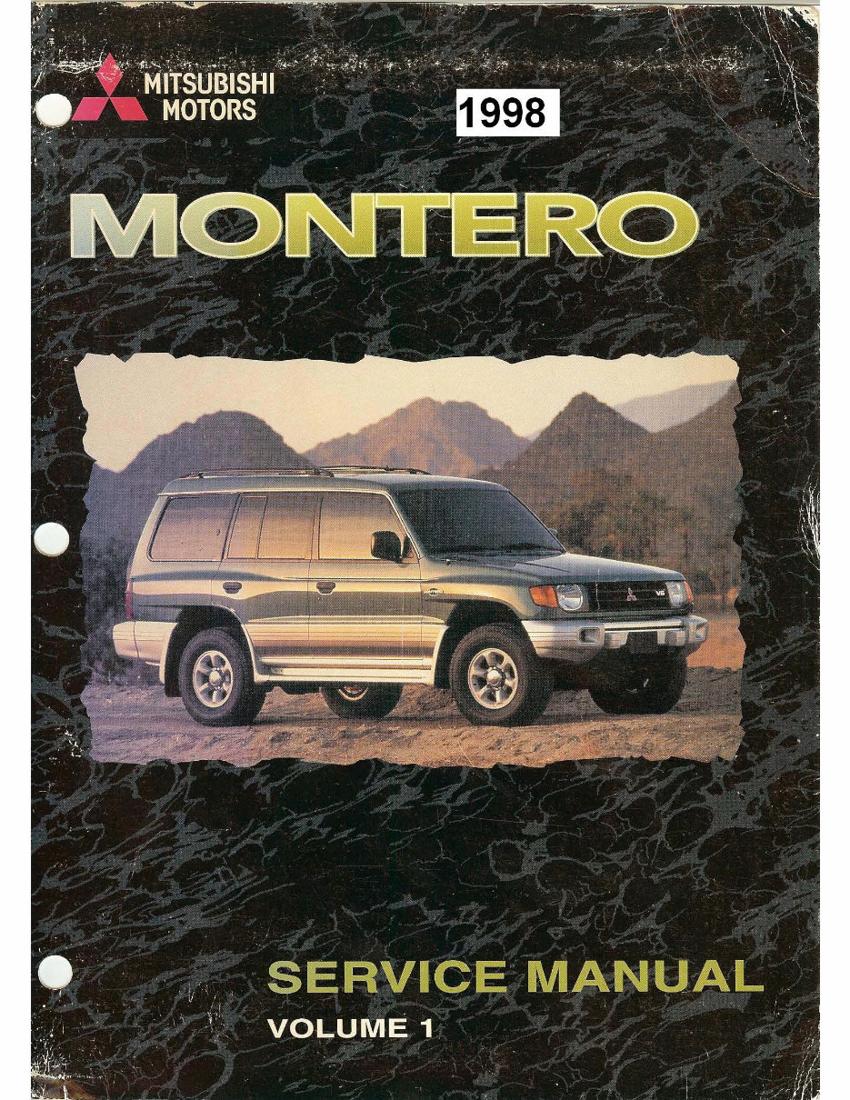 1997-1999 Mitsubishi Montero Sport Service & Repair Manual preview img 1