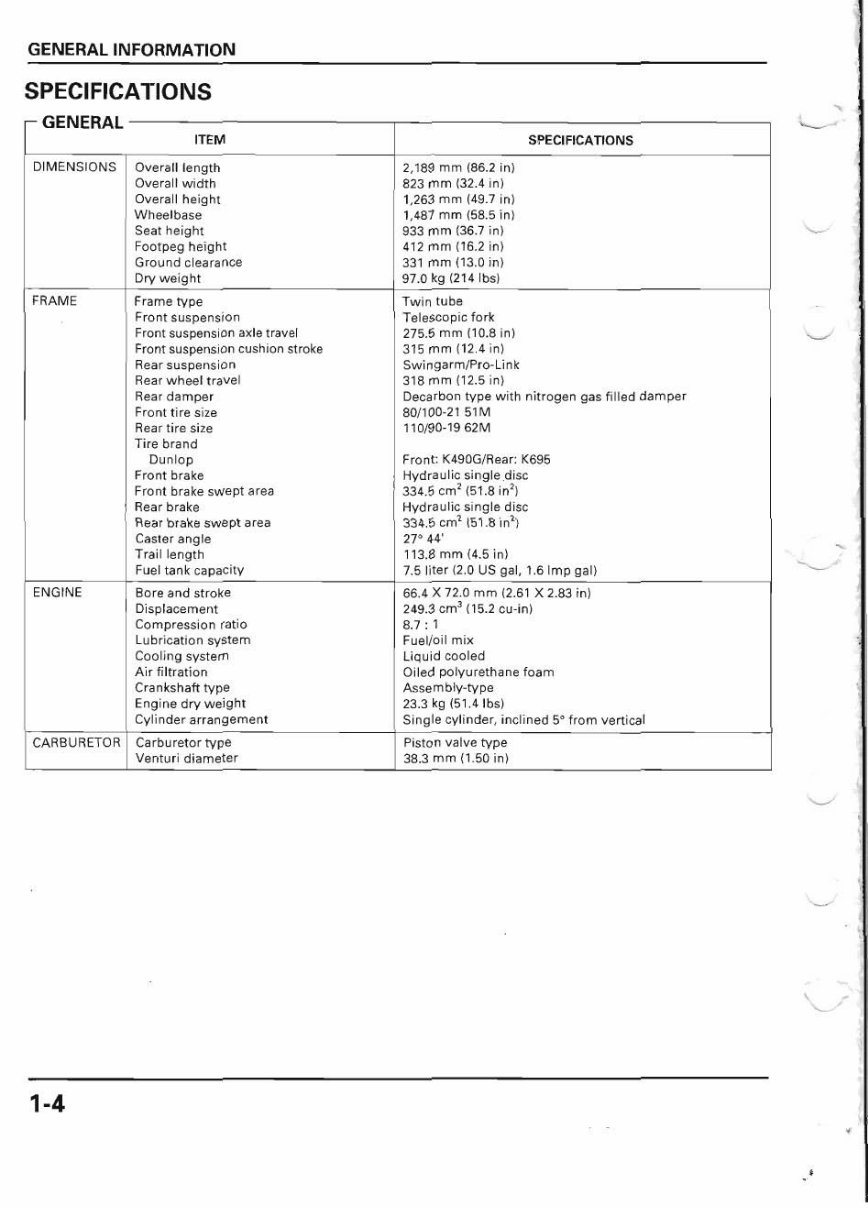 CR250R service manual repair 2000-2001 CR250 preview img 7