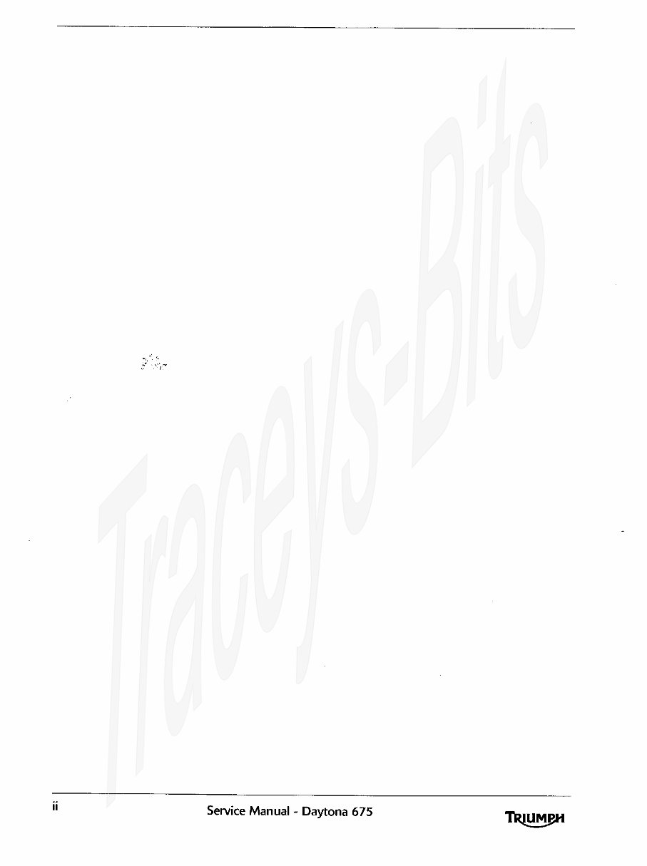 TRIUMPH DAYTONA 675 Service & Repair Manual (2006 2007) - ! preview img 2
