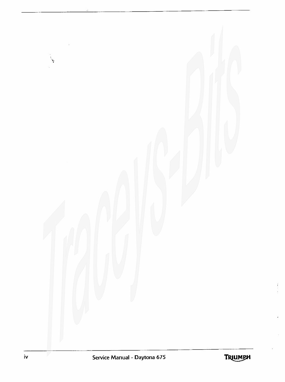 TRIUMPH DAYTONA 675 Service & Repair Manual (2006 2007) - ! preview img 4