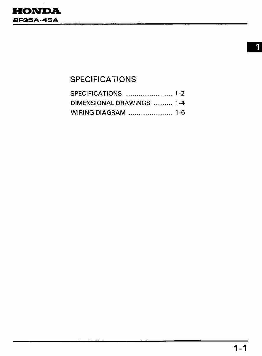 Honda Marine Outboard BF40A / BF50A Service & Repair Manual preview img 2