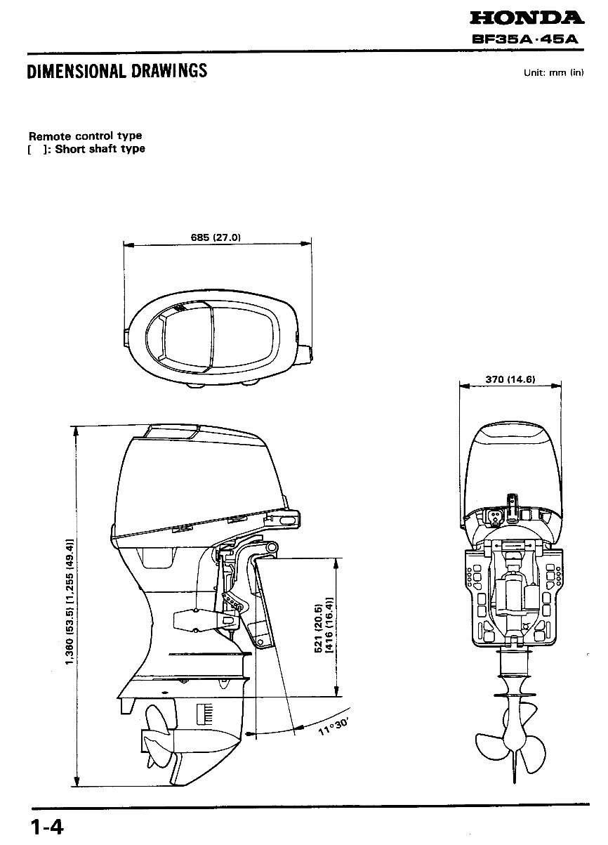 Honda Marine Outboard BF40A / BF50A Service & Repair Manual preview img 5