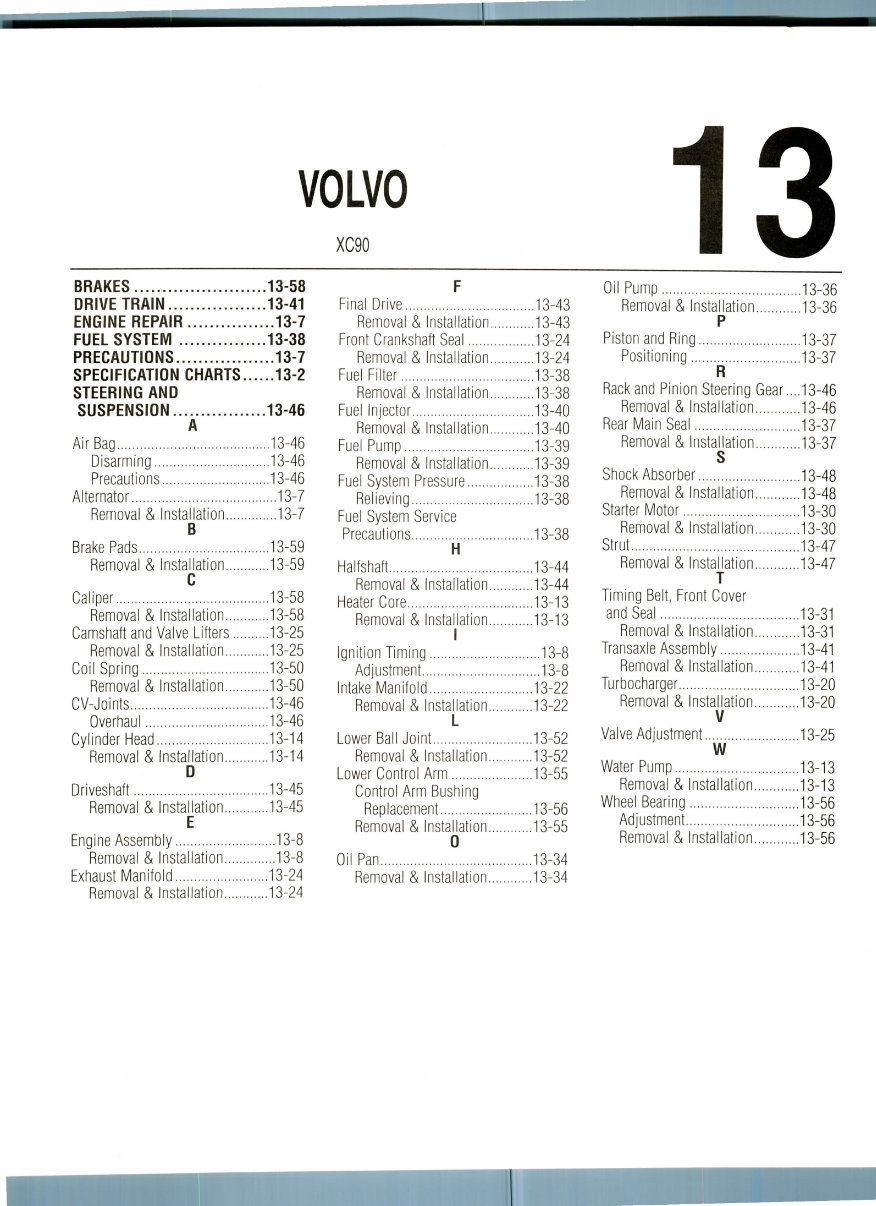 2006 Volvo XC90 Service & Repair Manual preview img 1