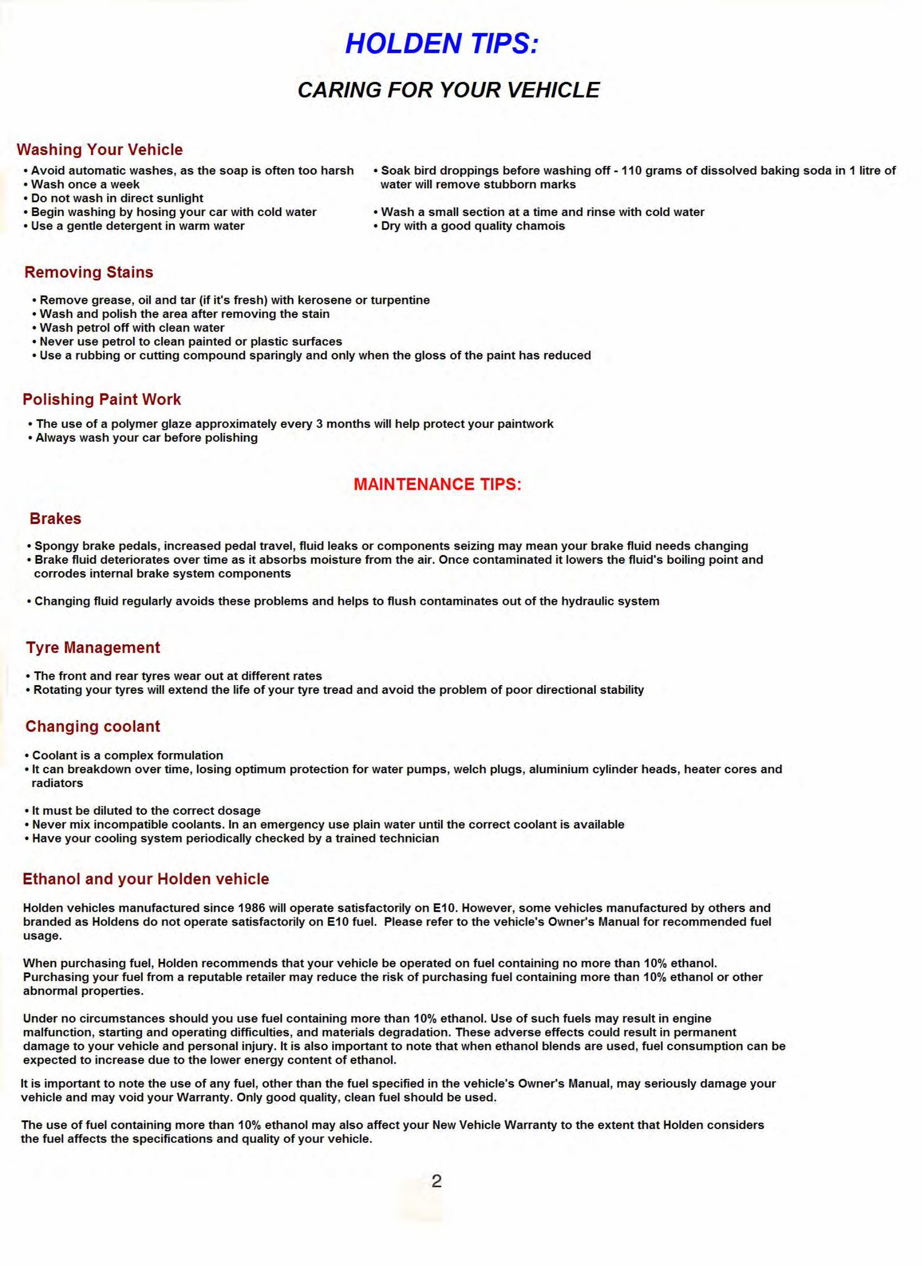 HOLDEN COMMODORE VT VX VU VY HSV Series II Service Repair Manual preview img 2