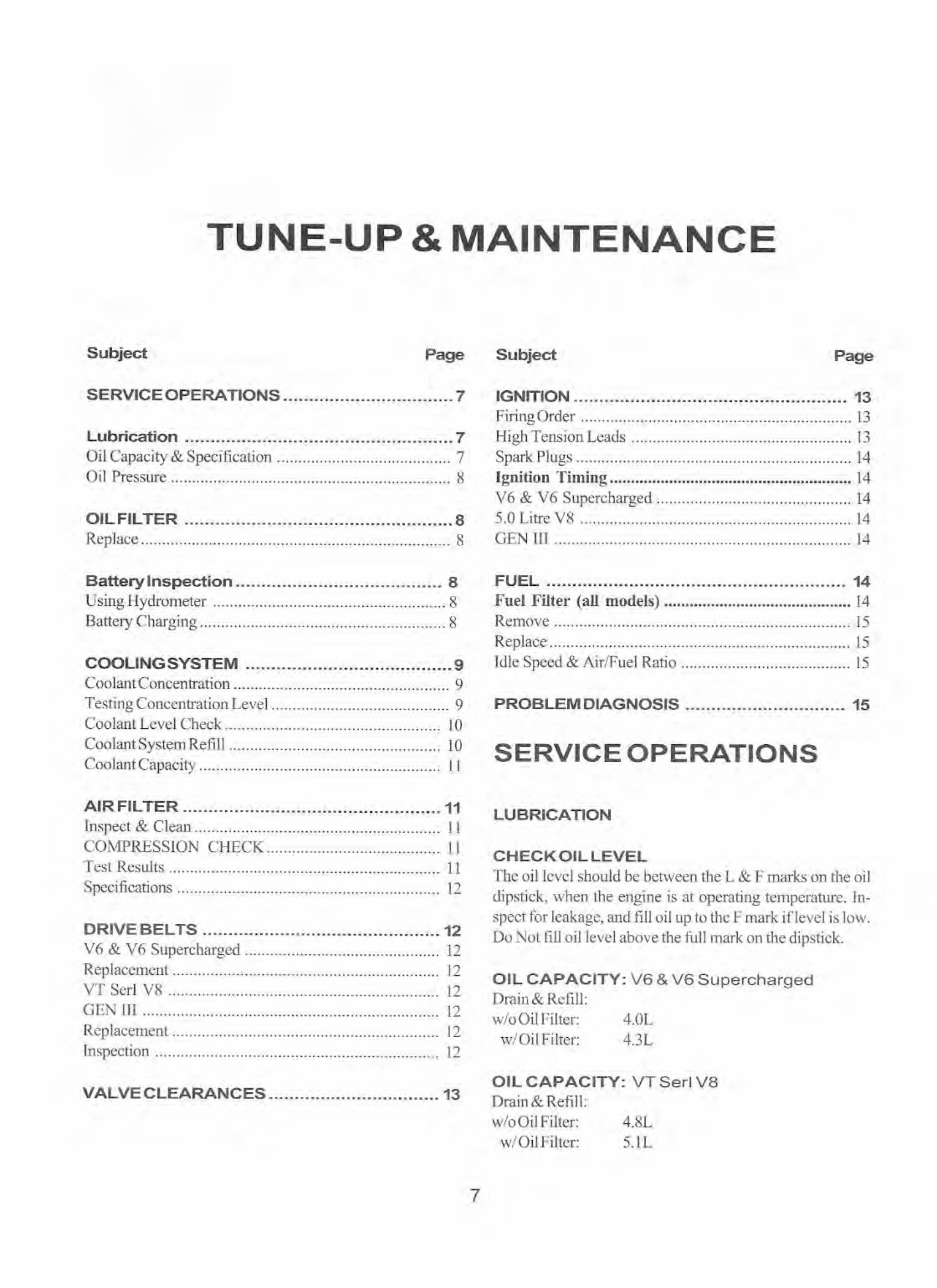 HOLDEN COMMODORE VT VX VU VY HSV Series II Service Repair Manual preview img 8