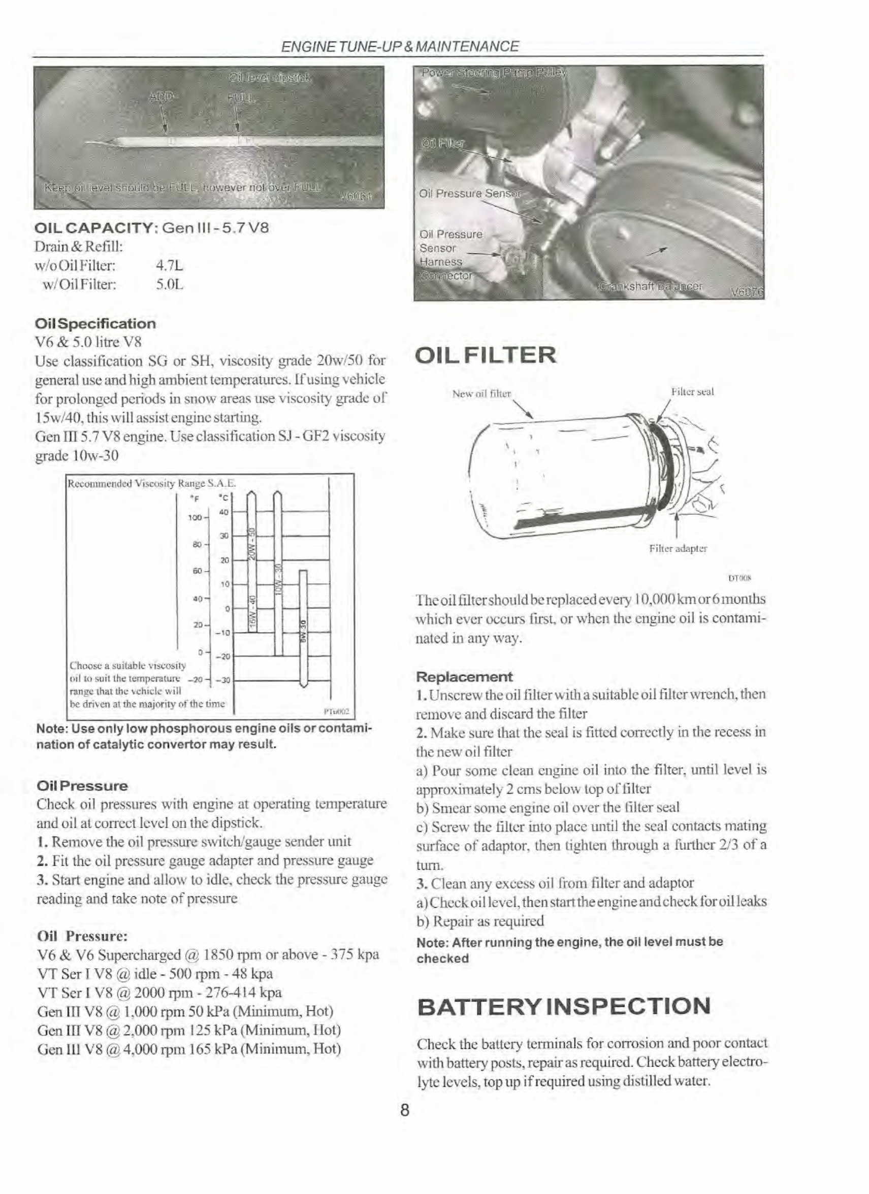 HOLDEN COMMODORE VT VX VU VY HSV Series II Service Repair Manual preview img 9