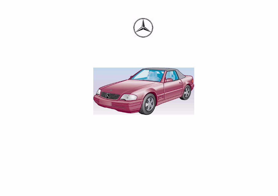 1994 Mercedes-Benz SL-Class (SL320/SL500/SL600) R129 Owners Manual preview img 1