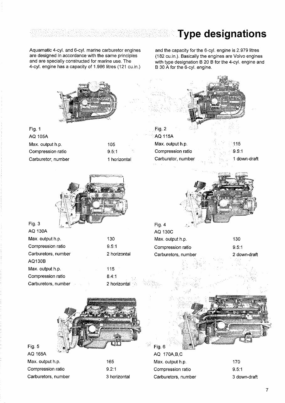 Volvo Penta AQ105, AQ115, AQ130, AQ165, AQ170 Engine Service & Repair Manual preview img 9