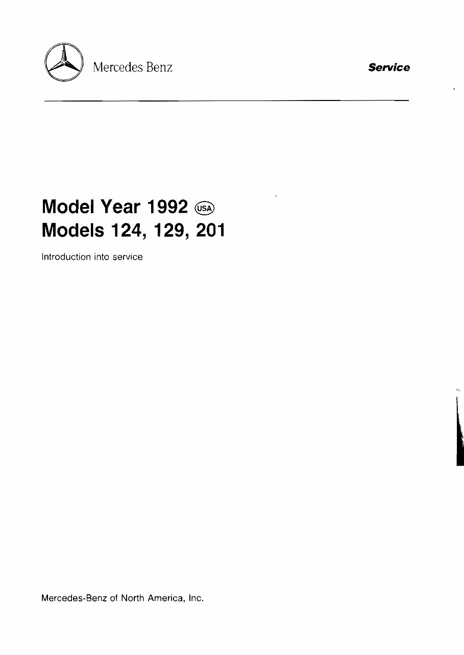 1993-1995 Mercedes-Benz 124 Wagon E320 3.2L Service & Repair Manual preview img 3