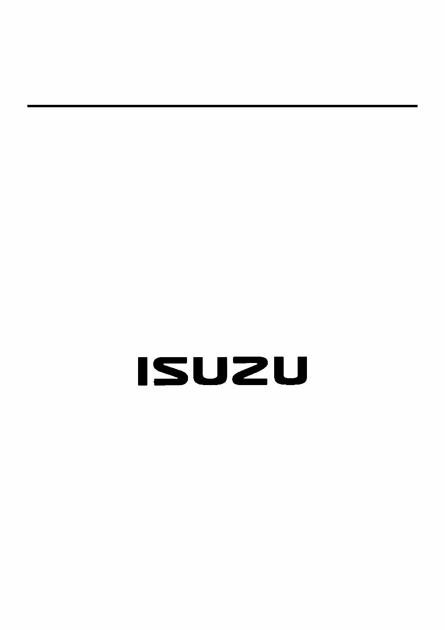 2003-2006 Isuzu N Series Trucks (NHR, NKR, NPR, NQR, NPS) OEM Service & Repair Manual preview img 1