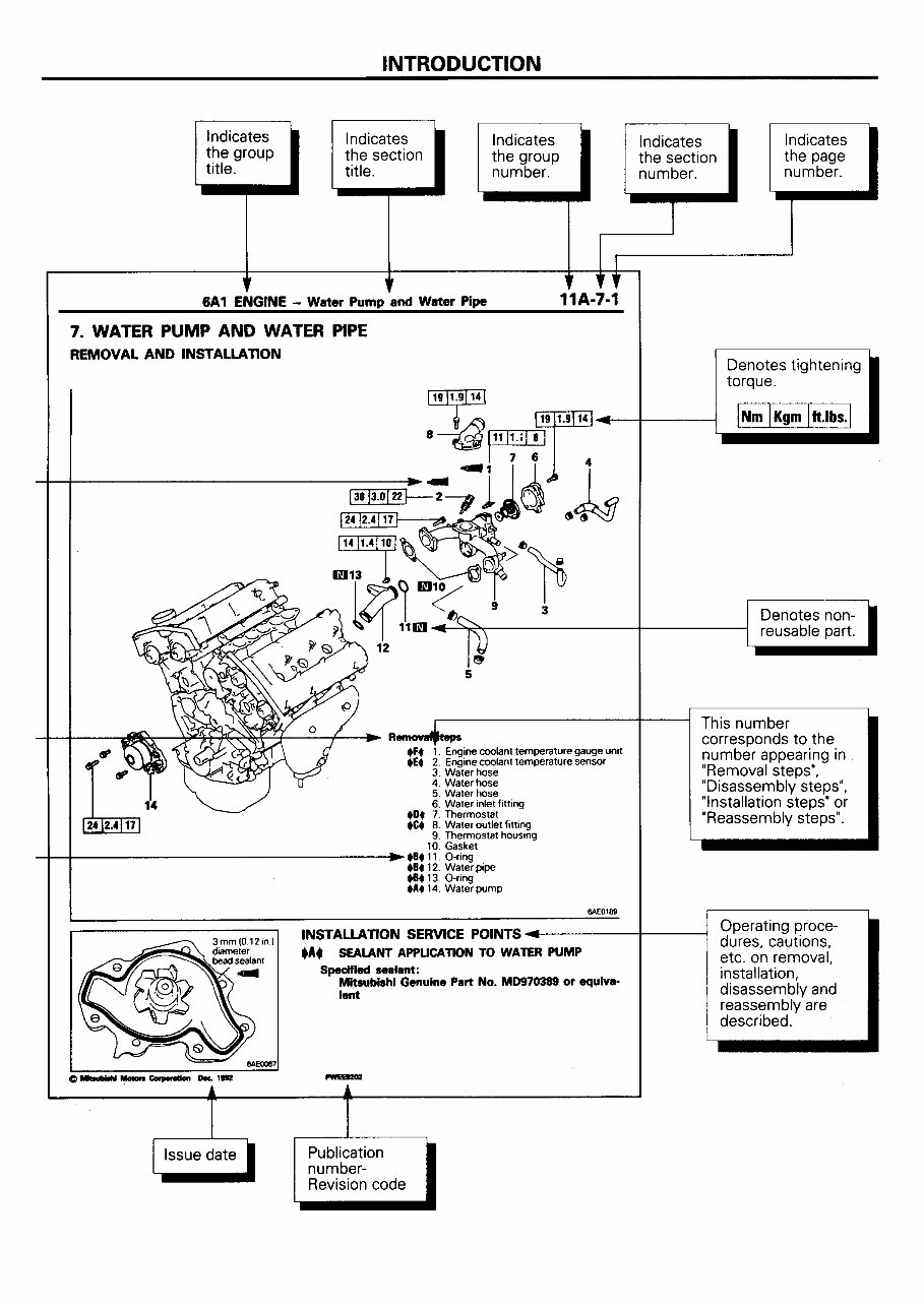 1983-1994 Mitsubishi Triton Me Mh Mj Service & Repair Manual preview img 3