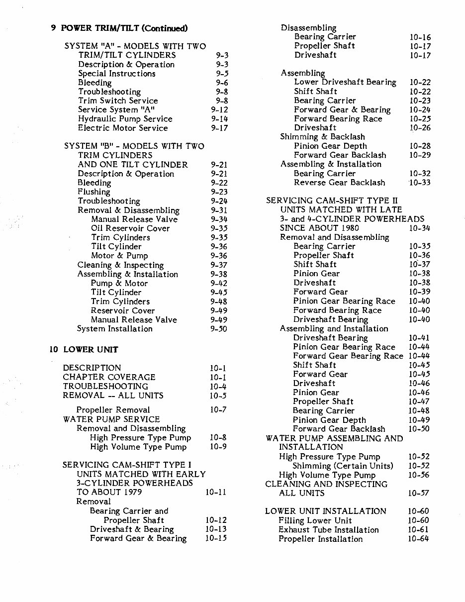 1965-1976 Mercury 65HP (650) 3/4-Cylinder Outboards OEM Service & Repair Manual preview img 5