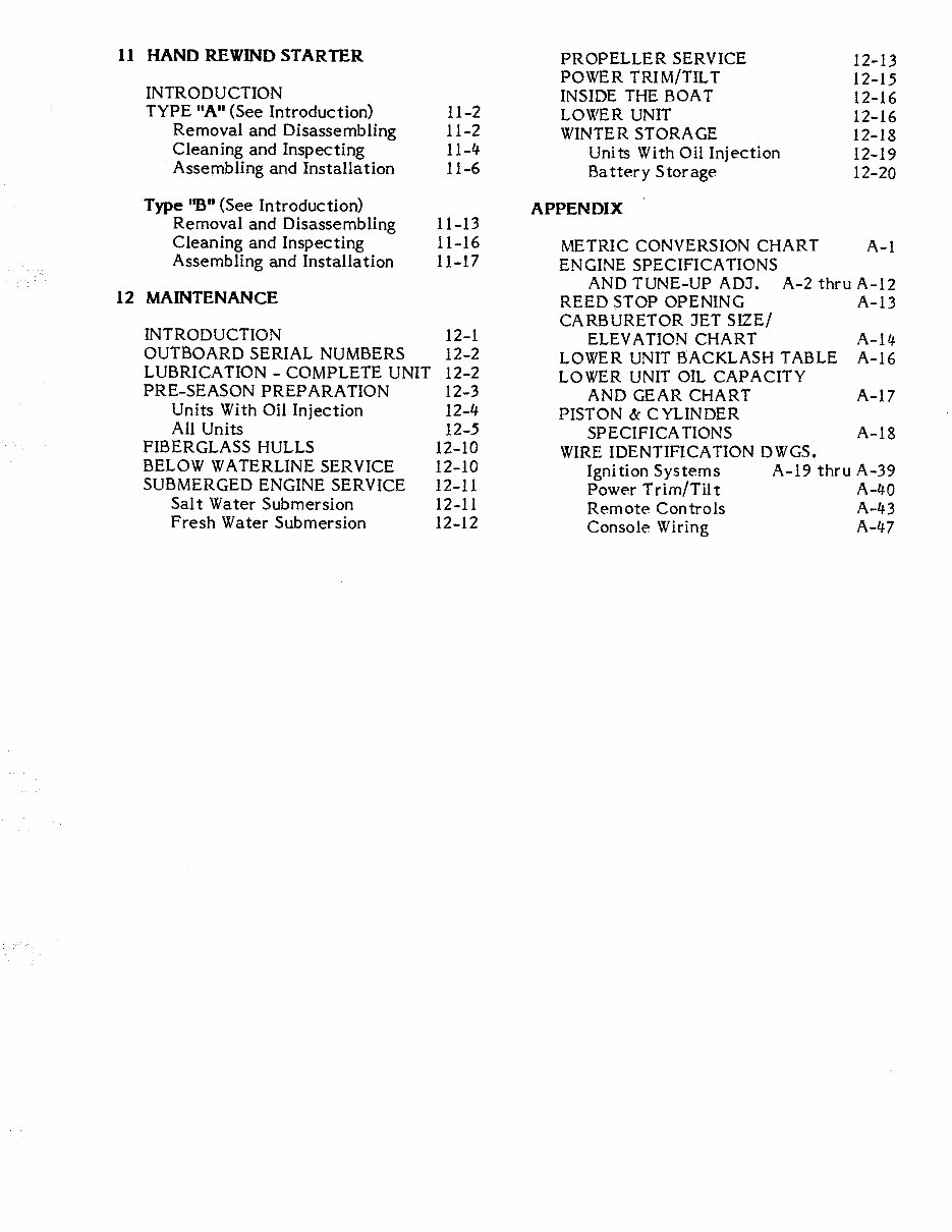1965-1976 Mercury 65HP (650) 3/4-Cylinder Outboards OEM Service & Repair Manual preview img 6