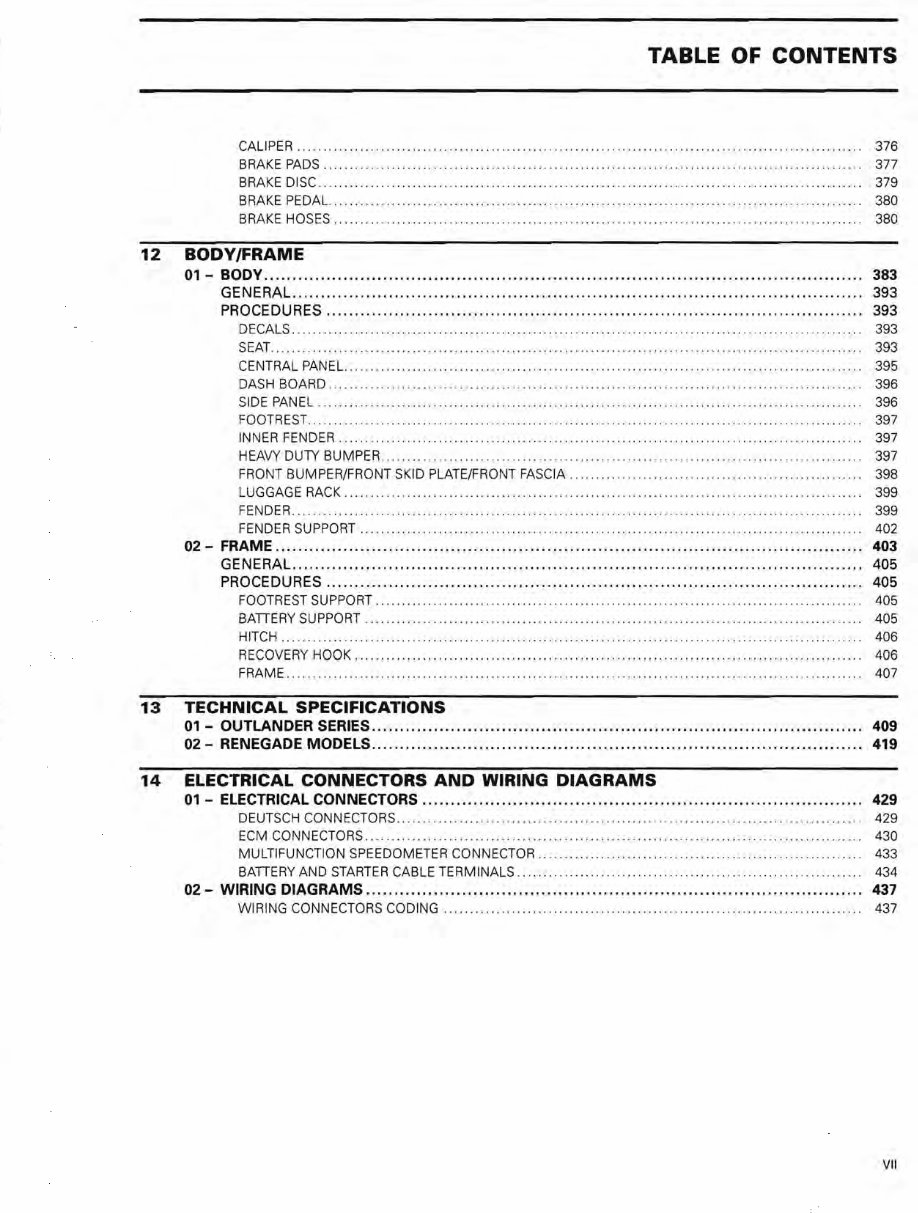 Can-Am Outlander Max 650 XT 2007-2010 Service Manual preview img 8