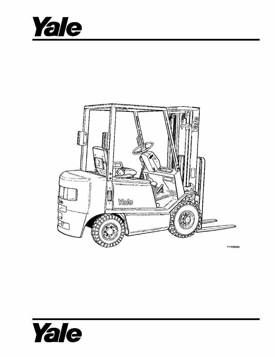 Yale GLP / GP (B810) Forklift Parts Catalog preview img 1