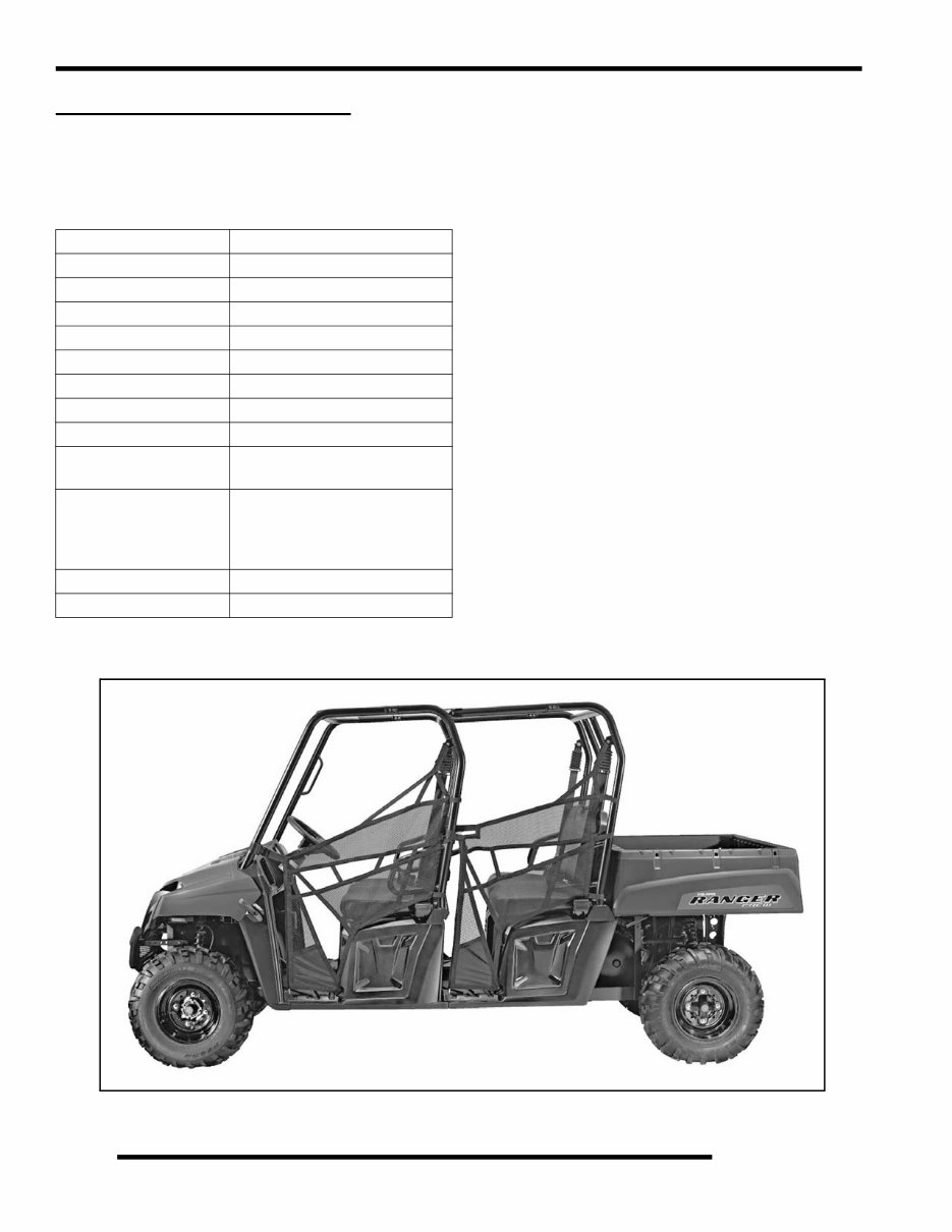 2012 Polaris Ranger 500 EFI OEM Service & Repair Manual preview img 10
