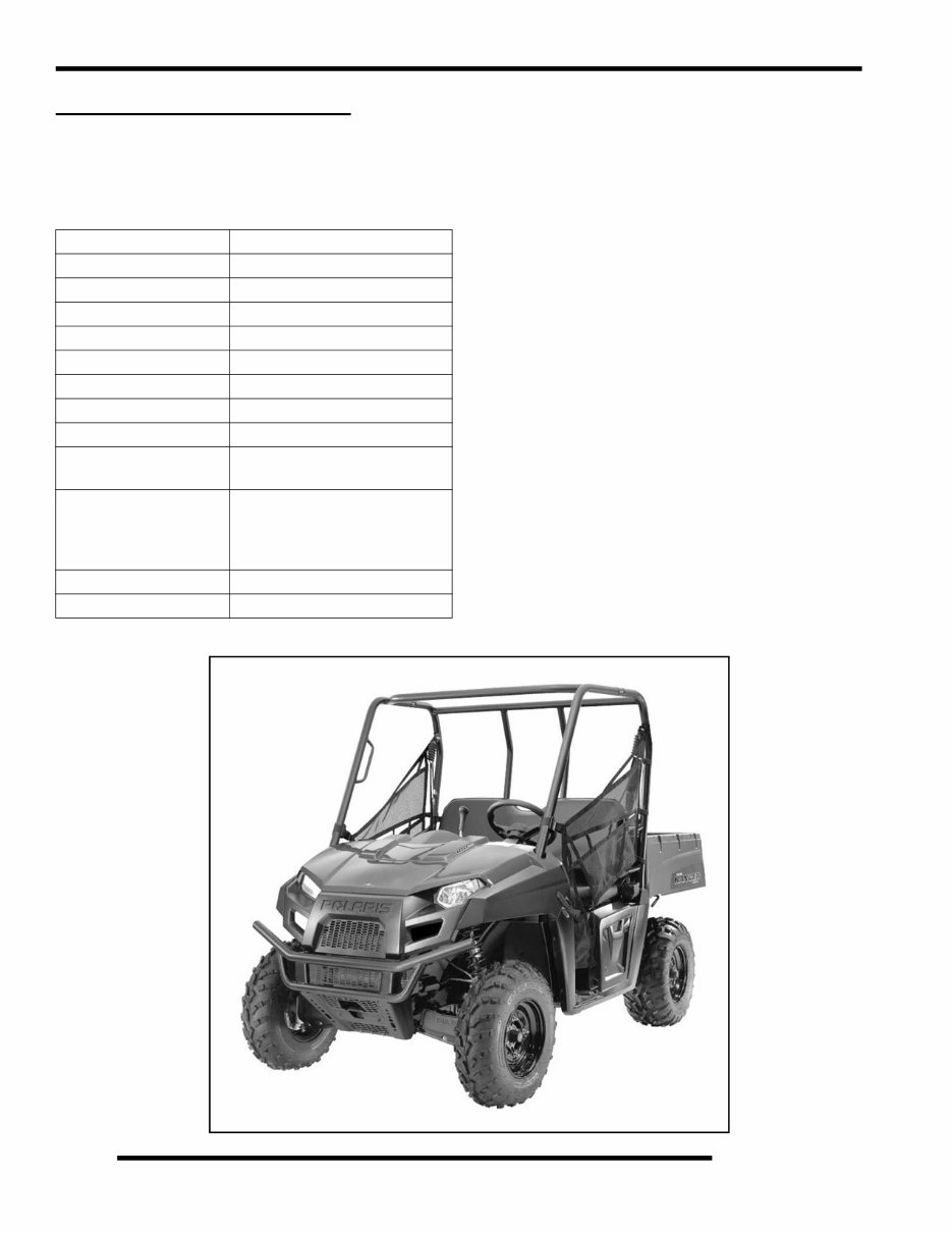 2012 Polaris Ranger 500 EFI OEM Service & Repair Manual preview img 6