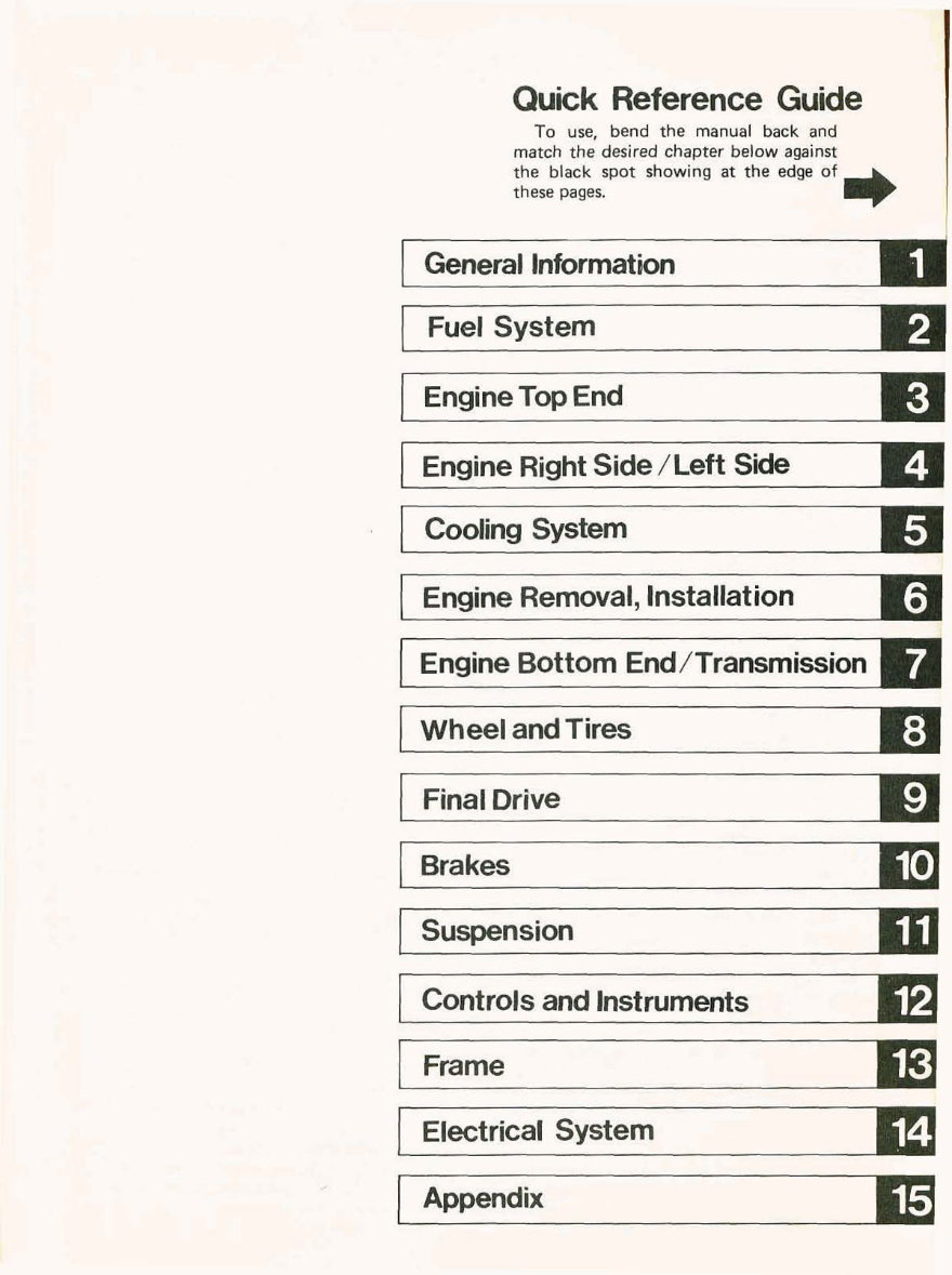 1984-2005 Kawasaki KLR250 4 Stroke Motorcycle Service & Repair Manual preview img 9