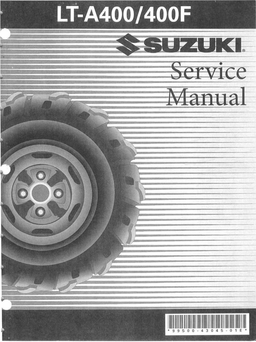 2002-2007 SUZUKI EIGER LT-A400 400F ATV Repair Manual preview img 1